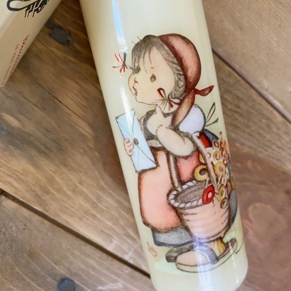MJ Hummel Candle Vintage Germany Girl Hand Dipped‎